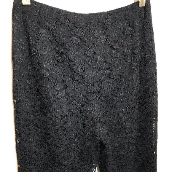 Valerie Separates Black Lace Pants, Size 4 - Picture 4 of 8